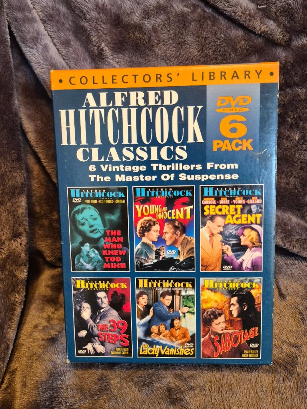 Alfred Hitchcock Classic DVD 6 Pack! Brand New Factory Sealed!